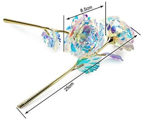 Holographic Rose With LED Light