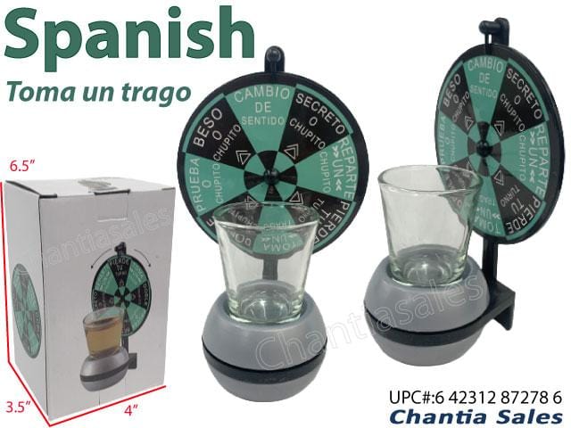 SPANISH WHEEL OF SHOTS - DRINKING GAME