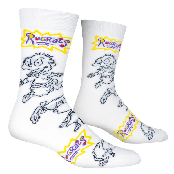 Crazy Socks - Rugrats Sketch Men's