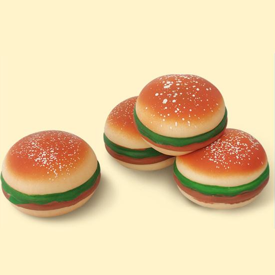 Hamburger Squeeze Ball - 3 Pack