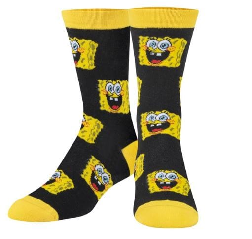 Crazy Socks - Spongebob Heads Women's Brew Folded