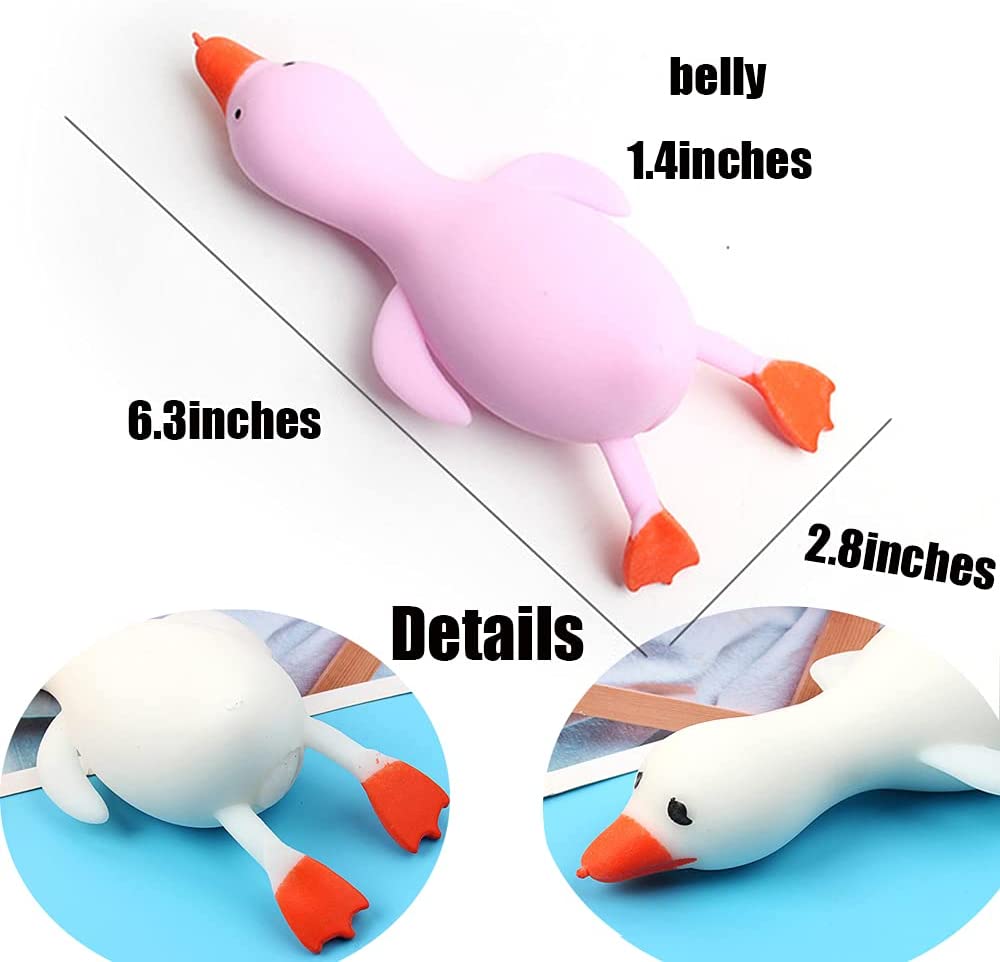 Squishy & Squash Decompression Duck - 6 Colours