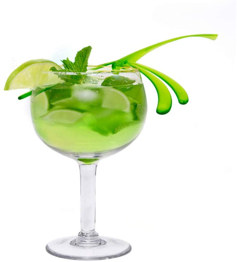Magical Dragonfly Set of 6 Multicolor Cocktail Stirrers