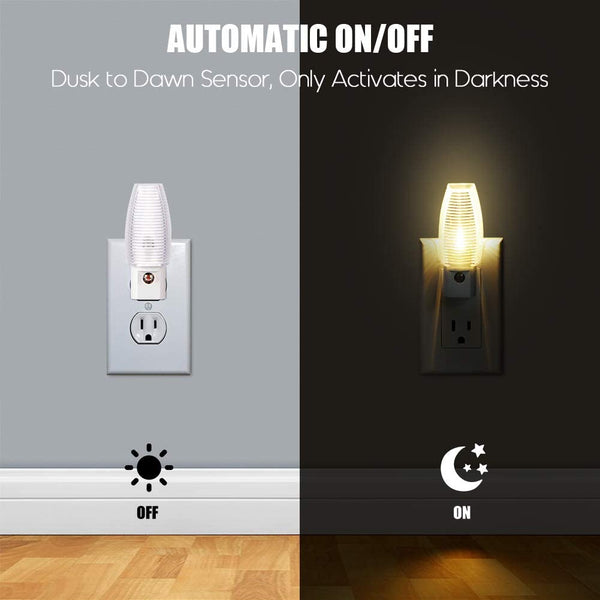 4 Pack Automatic Night Light With Sensor