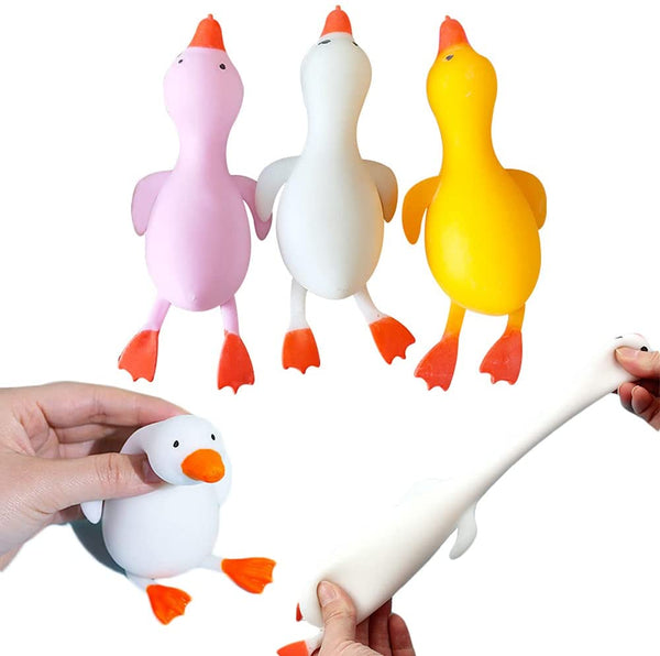 Squishy & Squash Decompression Duck - 6 Colours