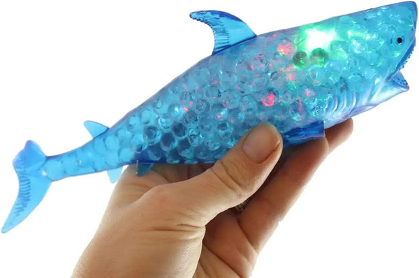Squishy Light-Up Bead Filled Shark 8.5"