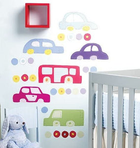 Wallies Baby Wall Decor - Riding Around