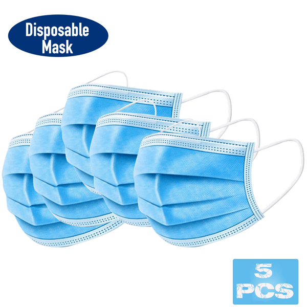 5 Pieces Disposable Face Mask