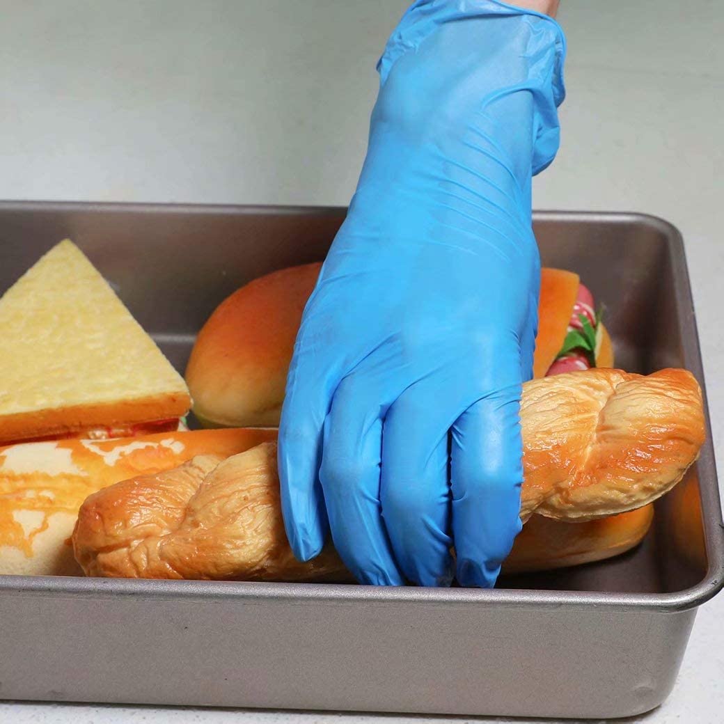 Blue Nitrile Powder Free Gloves - X-Large