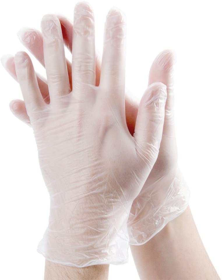 Only EST Vinyl Disposable Gloves - Powder Free - White