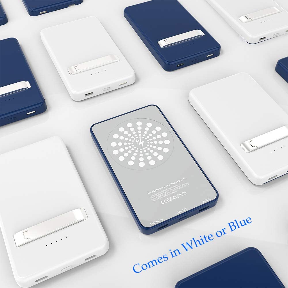 USB MAGNETIC WIRELESS POWER BANK 5000mAh