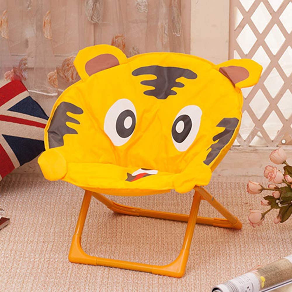 KIDS FOLDING MOON CHAIR - AVAILABLE IN 7 CUTE ANIMAL PATTERNS!