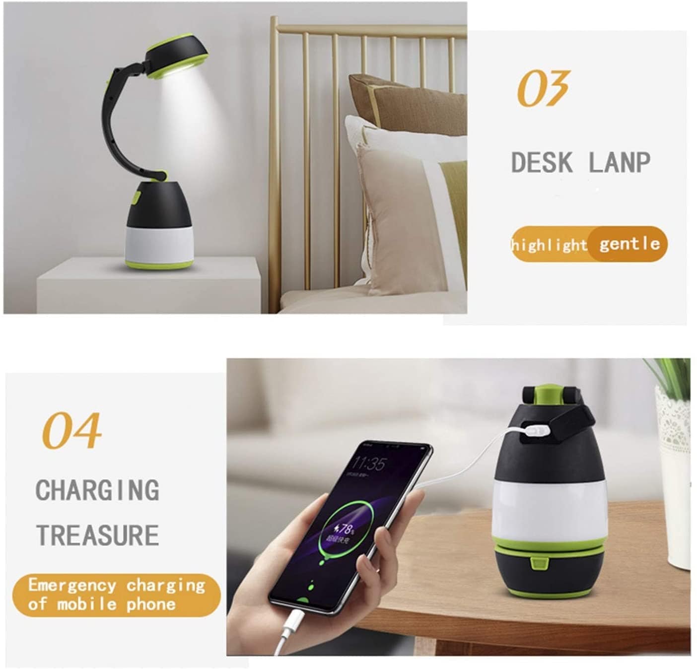 3 in 1 Multifunction LED Lamp (6 Display)
