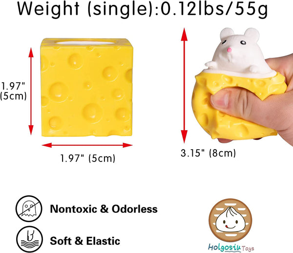 Pop Up Mouse In The Cheese Squeeze - Assorted Styles