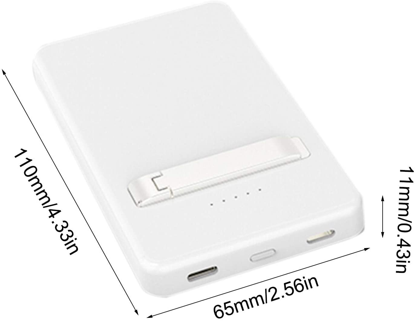 USB MAGNETIC WIRELESS POWER BANK 5000mAh