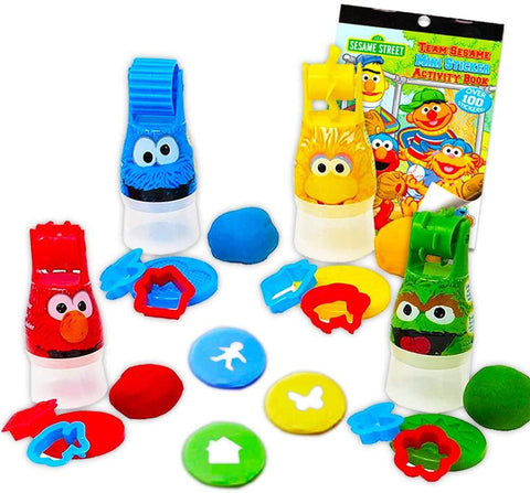 Sesame Street Dough Roller - Set of 4