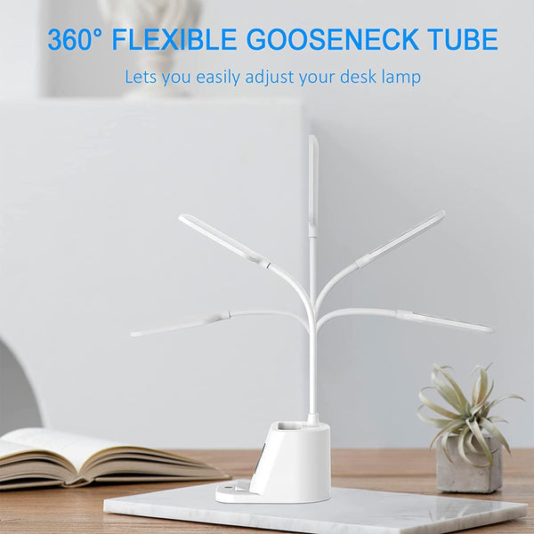 LED Desk Lamp  With  Wireless Charging and Pencil Holder