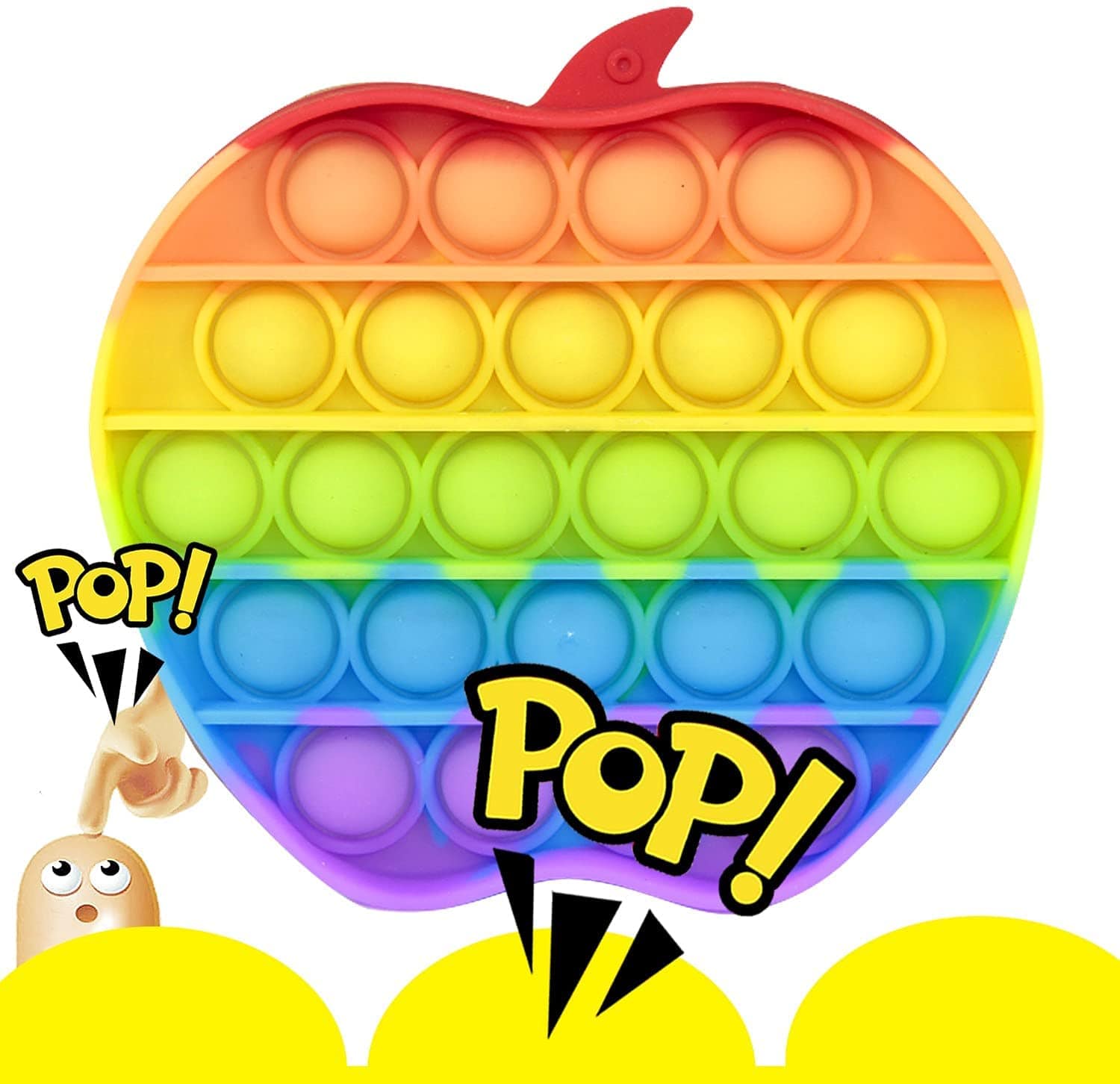 POPBUBBLE - APPLE RAINBOW- SMALL