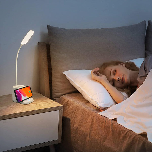 LED Desk Lamp  With  Wireless Charging and Pencil Holder