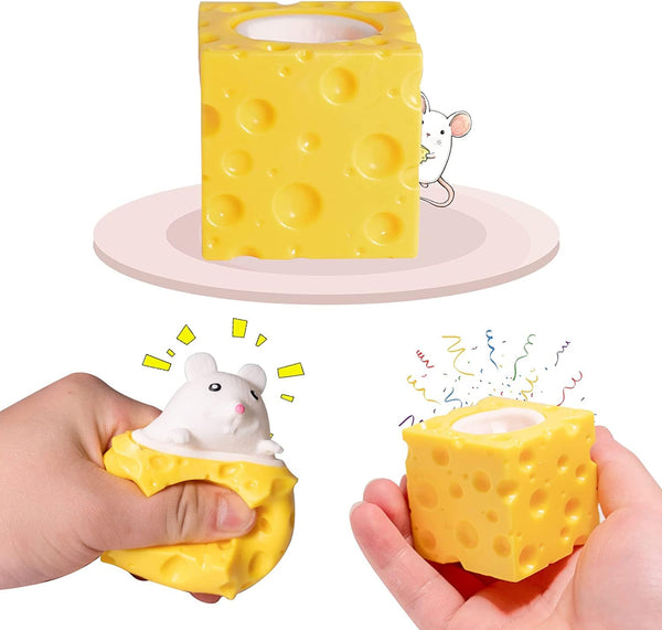 Pop Up Mouse In The Cheese Squeeze - Assorted Styles