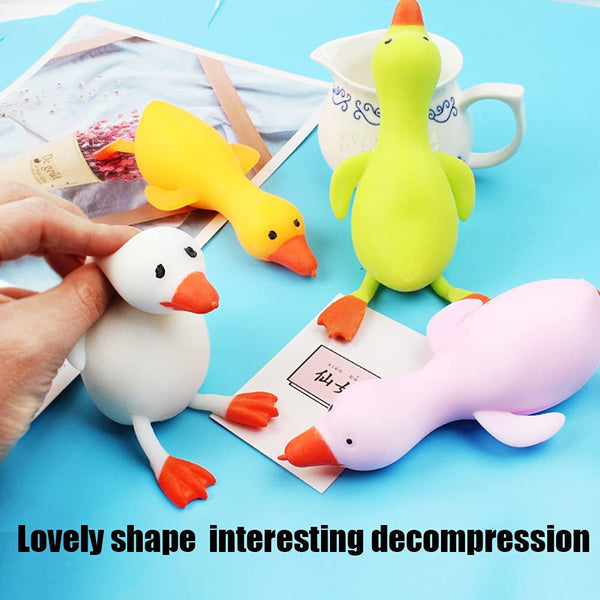Squishy & Squash Decompression Duck - 6 Colours