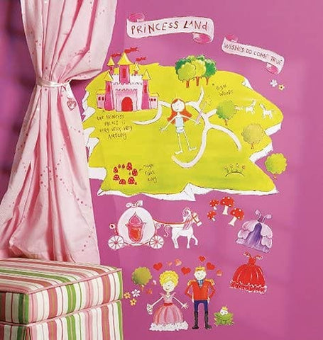 Wallies Wall Play Decor - Princess Land