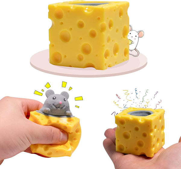 Pop Up Mouse In The Cheese Squeeze - Assorted Styles