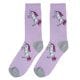 Crazy Socks - Unicorn Women's Crew Folded