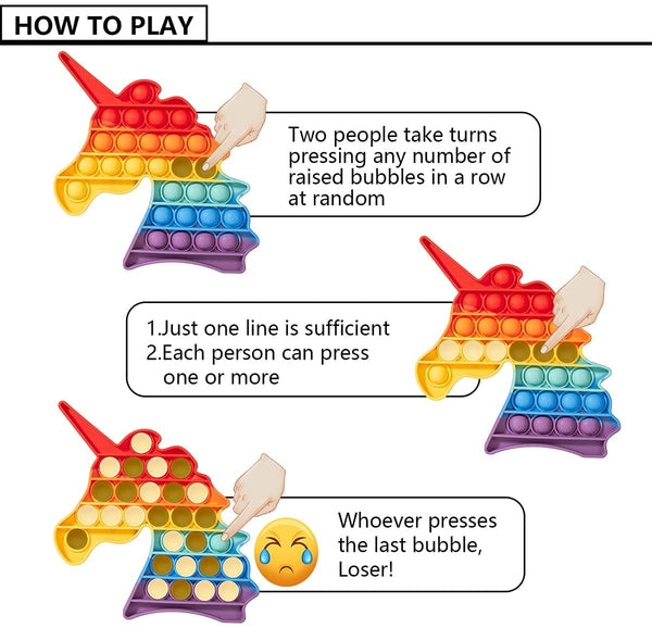 POPBUBBLE - UNICORN RAINBOW - SMALL