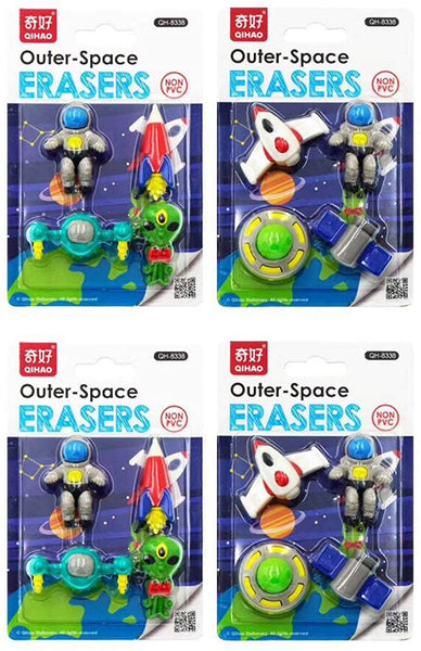 Outer Space Erasers
