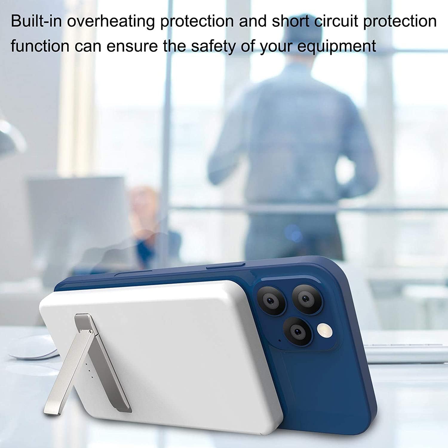 USB MAGNETIC WIRELESS POWER BANK 5000mAh