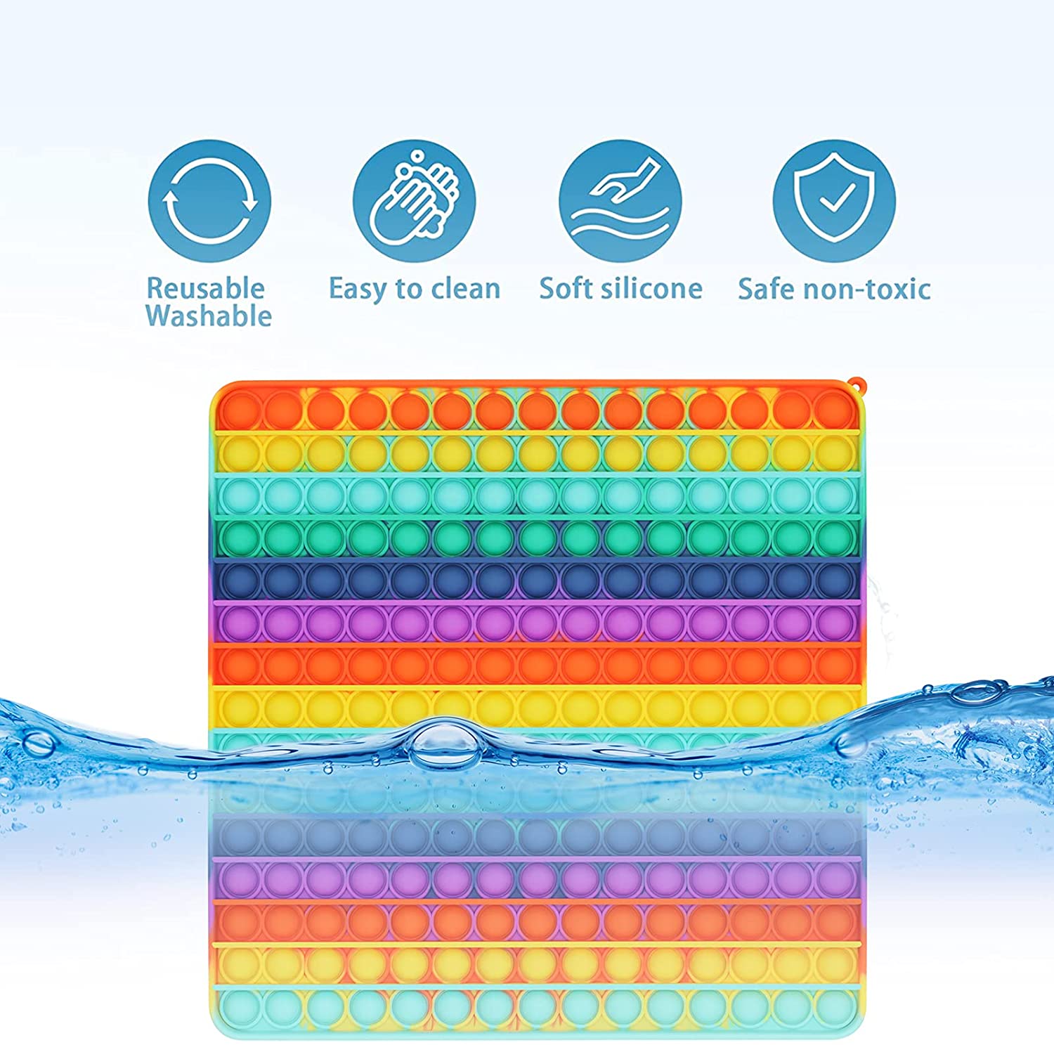 POPBUBBLE - SQUARE RAINBOW - Giant 11.50