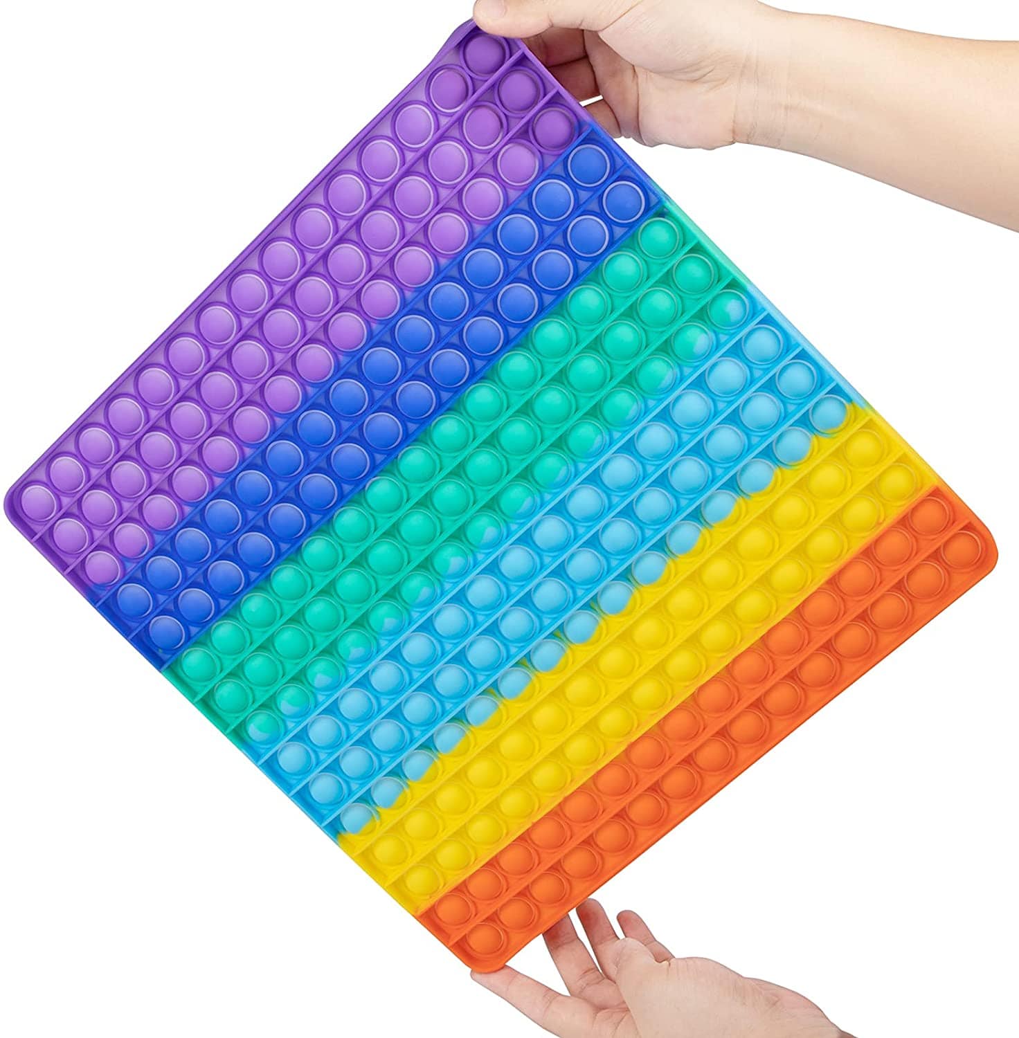 POPBUBBLE - SQUARE RAINBOW - Jumbo 15.75