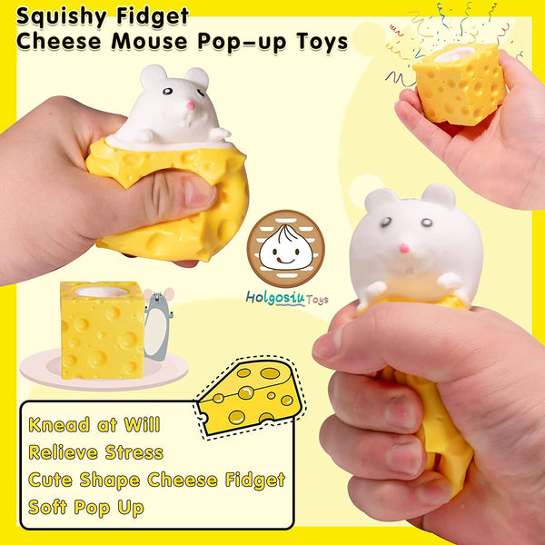 Pop Up Mouse In The Cheese Squeeze - Assorted Styles