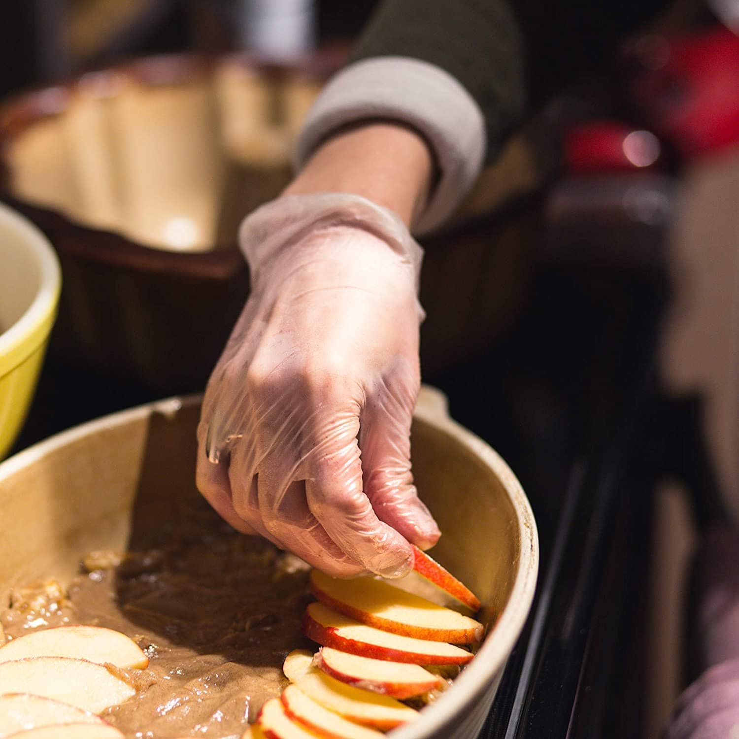 Chef Designed Disposable Vinyl Gloves - XL