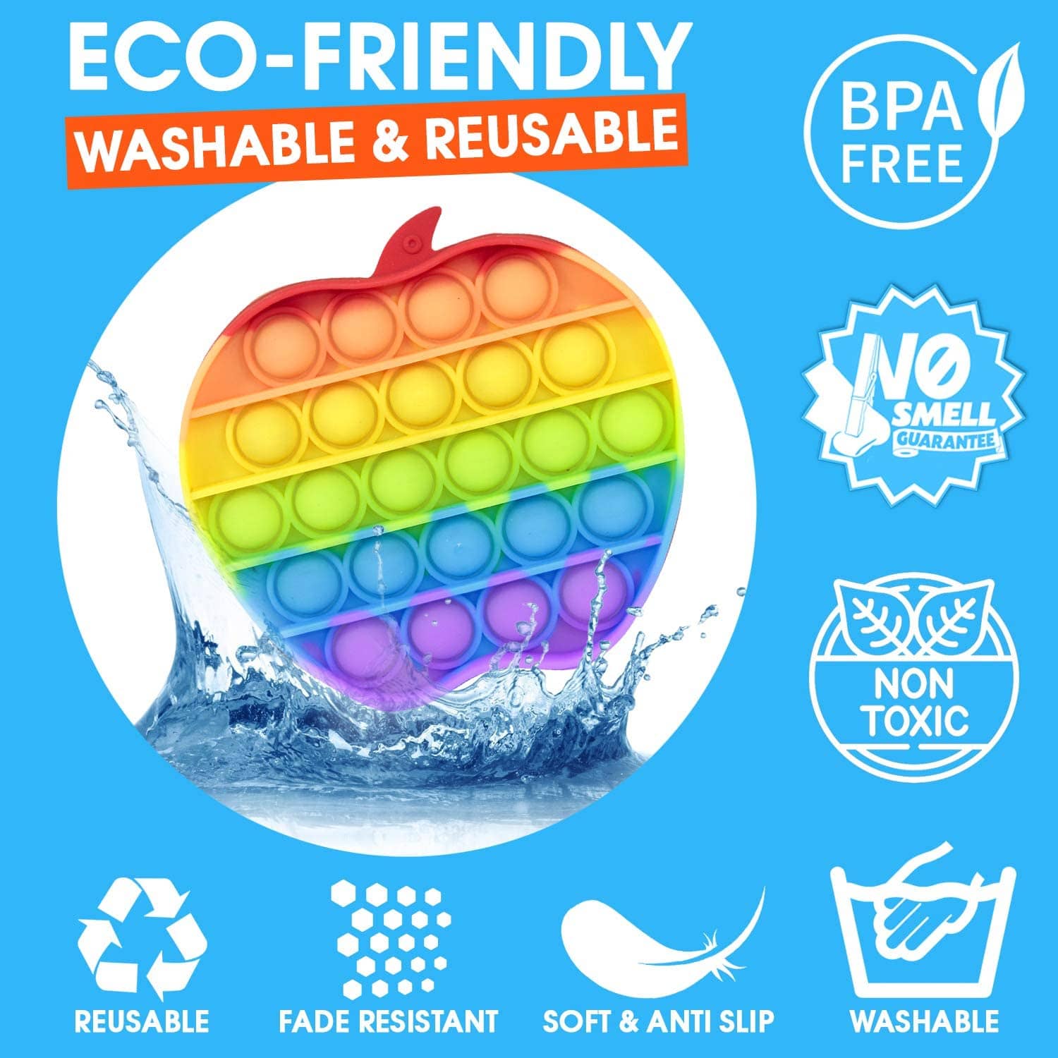 POPBUBBLE - APPLE RAINBOW- SMALL