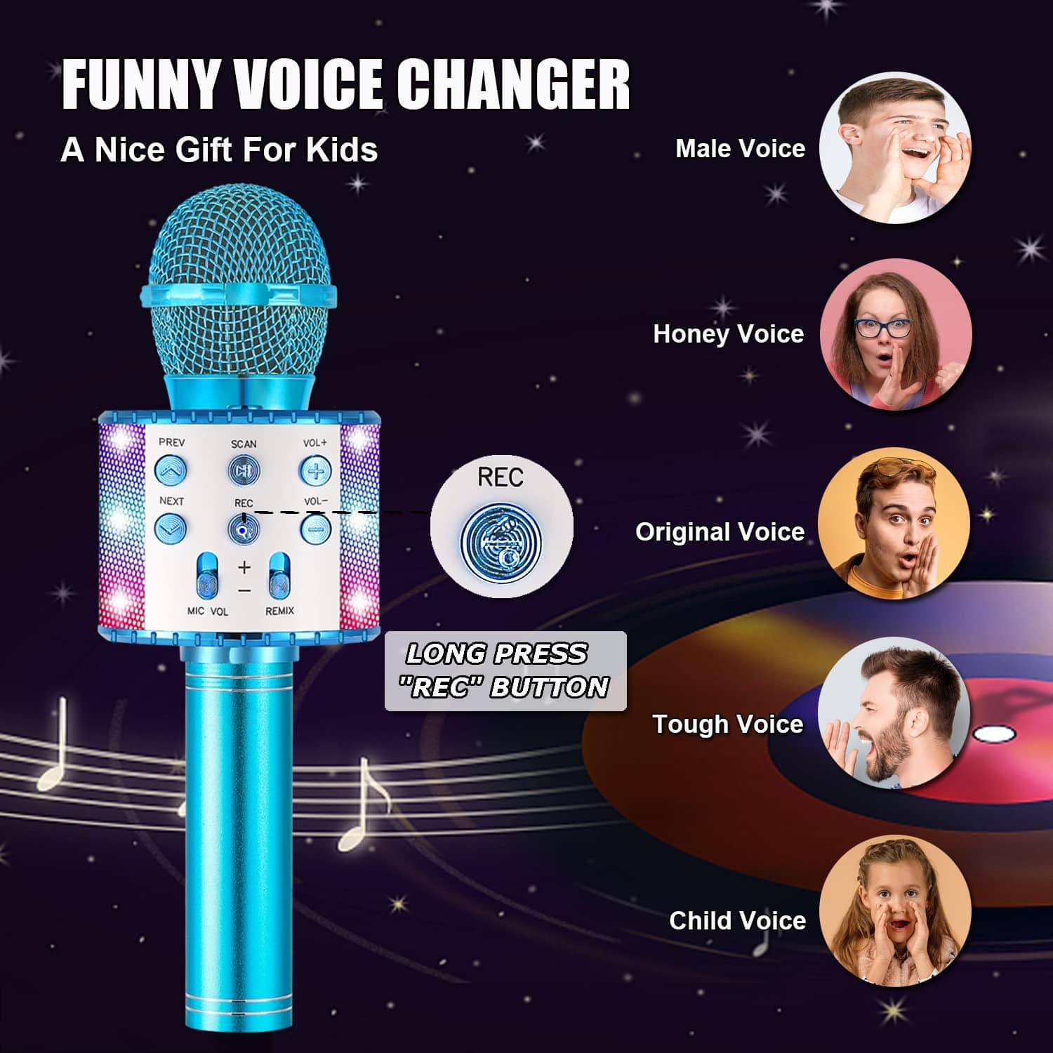 Wireless Handheld Karaoke Microphone