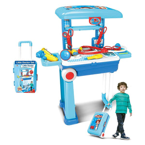 2 IN 1 Little Doctor Playset With Suitcase