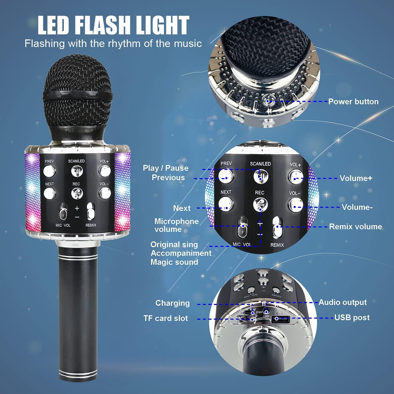 Wireless Handheld Karaoke Microphone