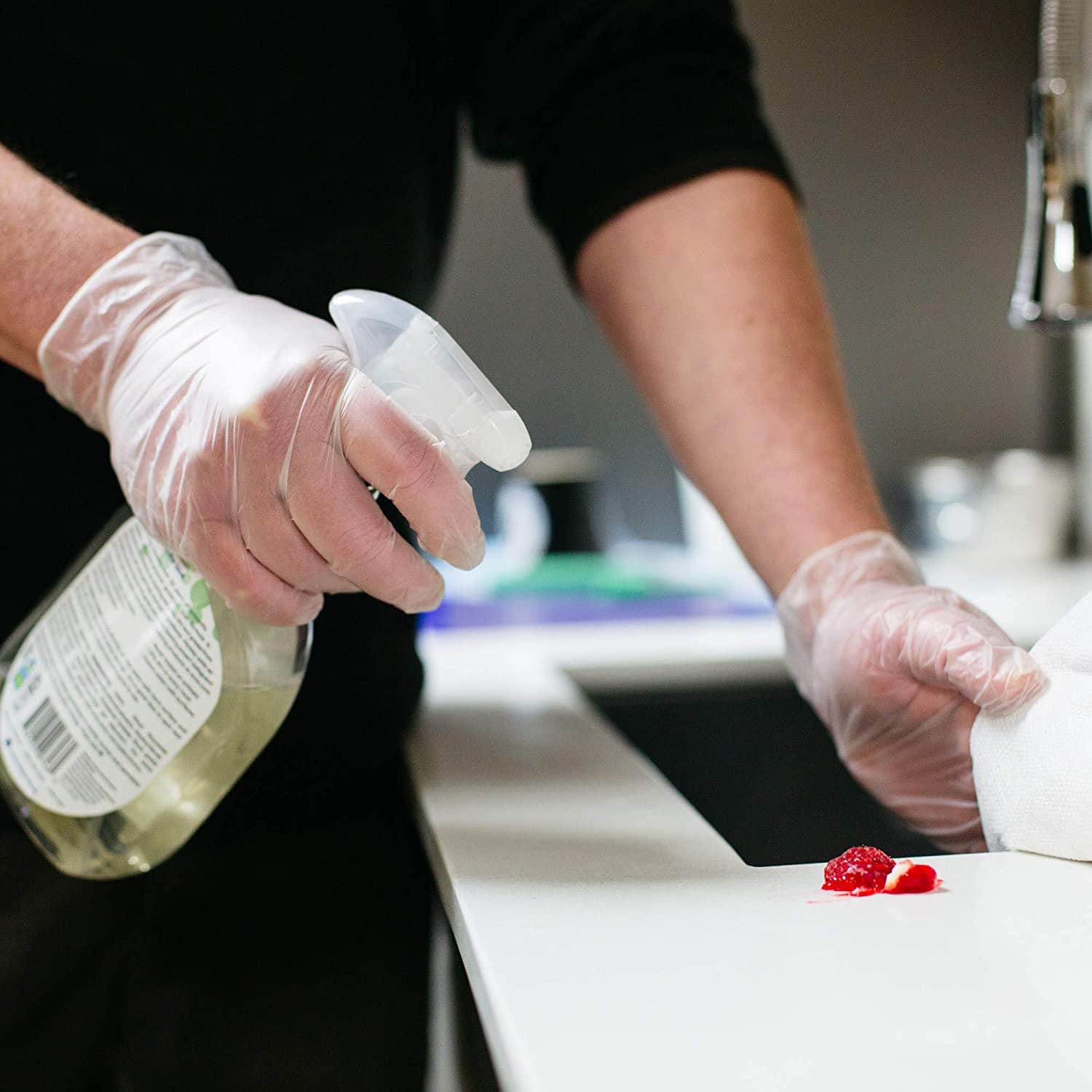 Chef Designed Disposable Vinyl Gloves - XL