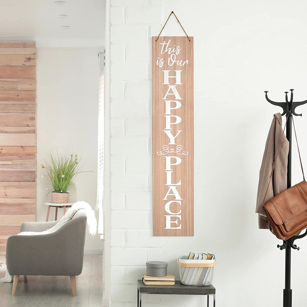 Porch Double-Sided Sign - Happy House/Nut House