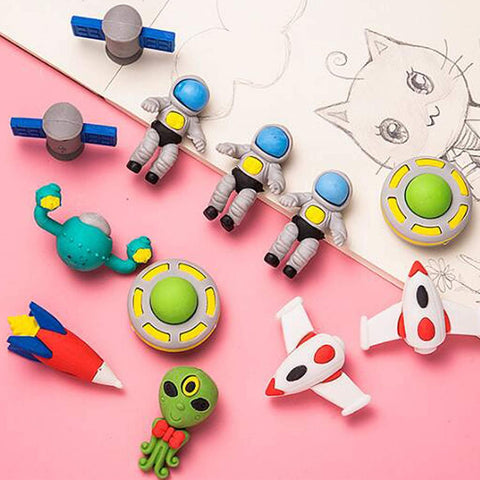 Outer Space Erasers