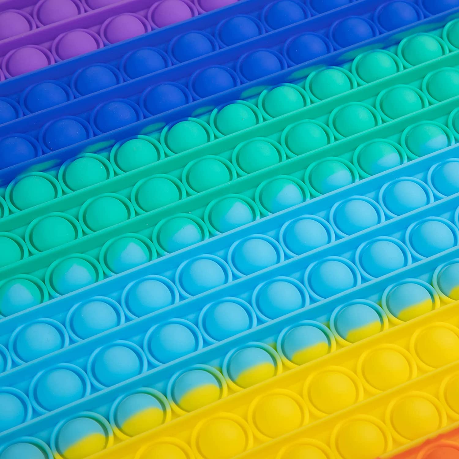 POPBUBBLE - SQUARE RAINBOW - Jumbo 15.75