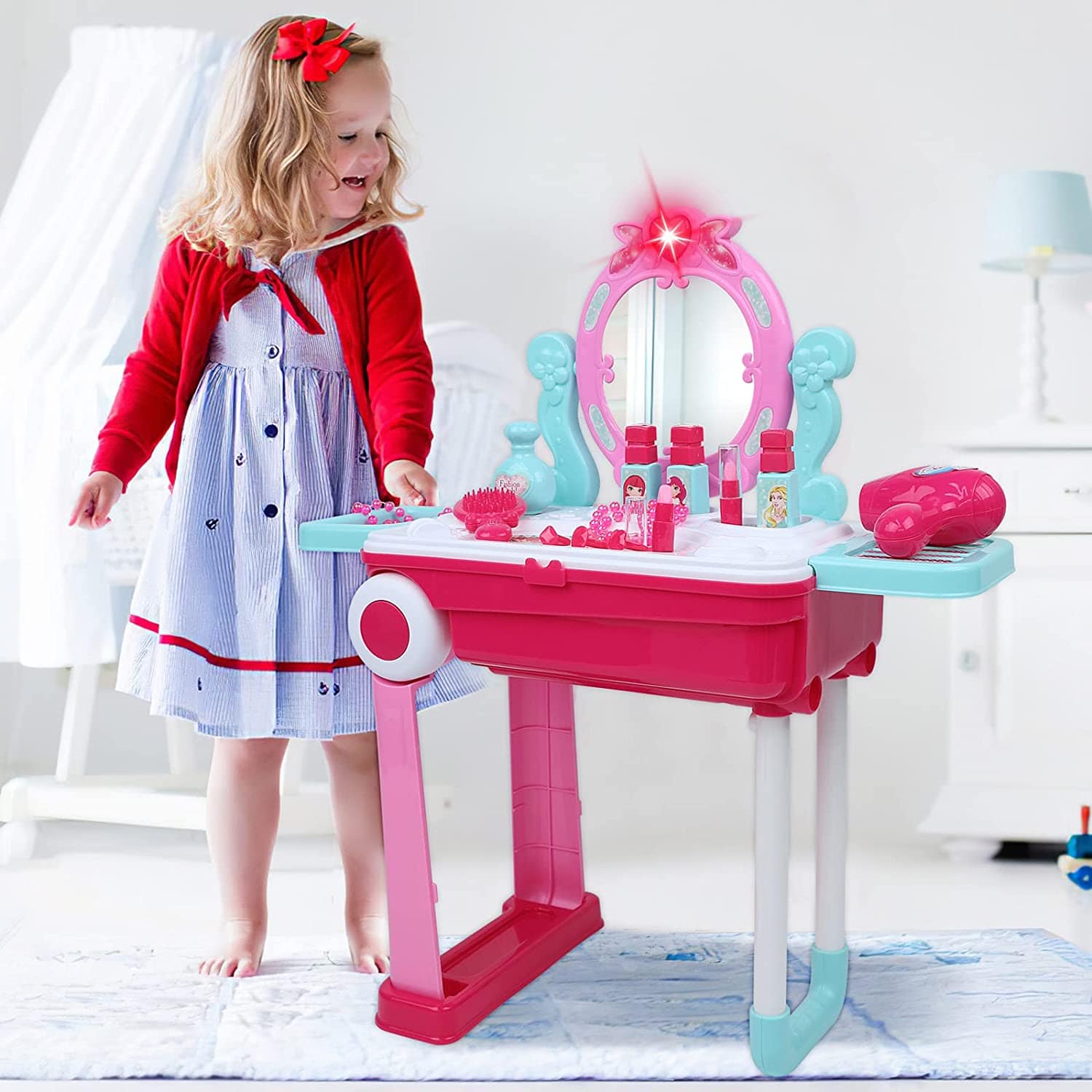 2 IN 1 Beauty Set Suitcase Play Set