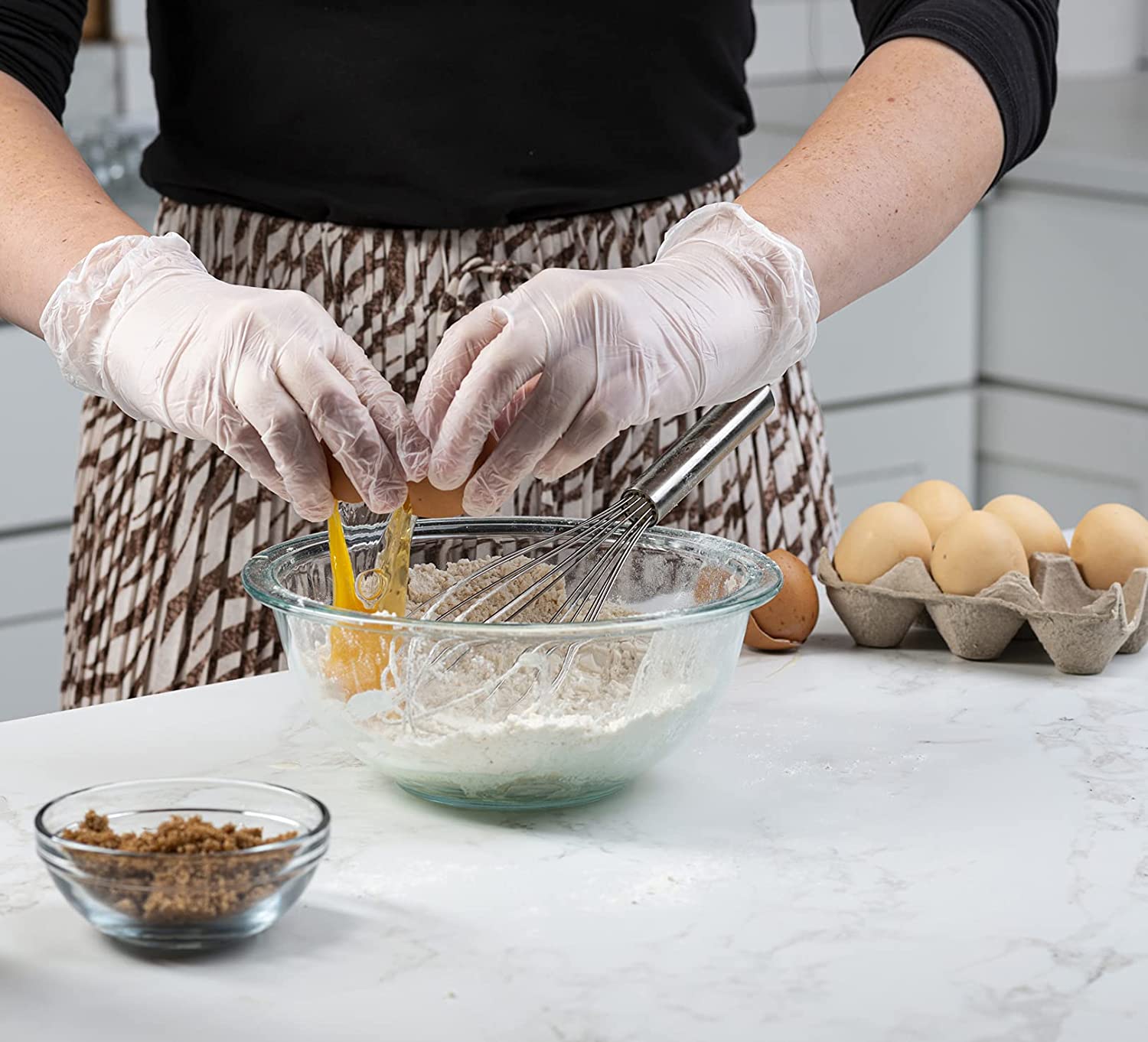 Chef Designed Disposable Vinyl Gloves - XL