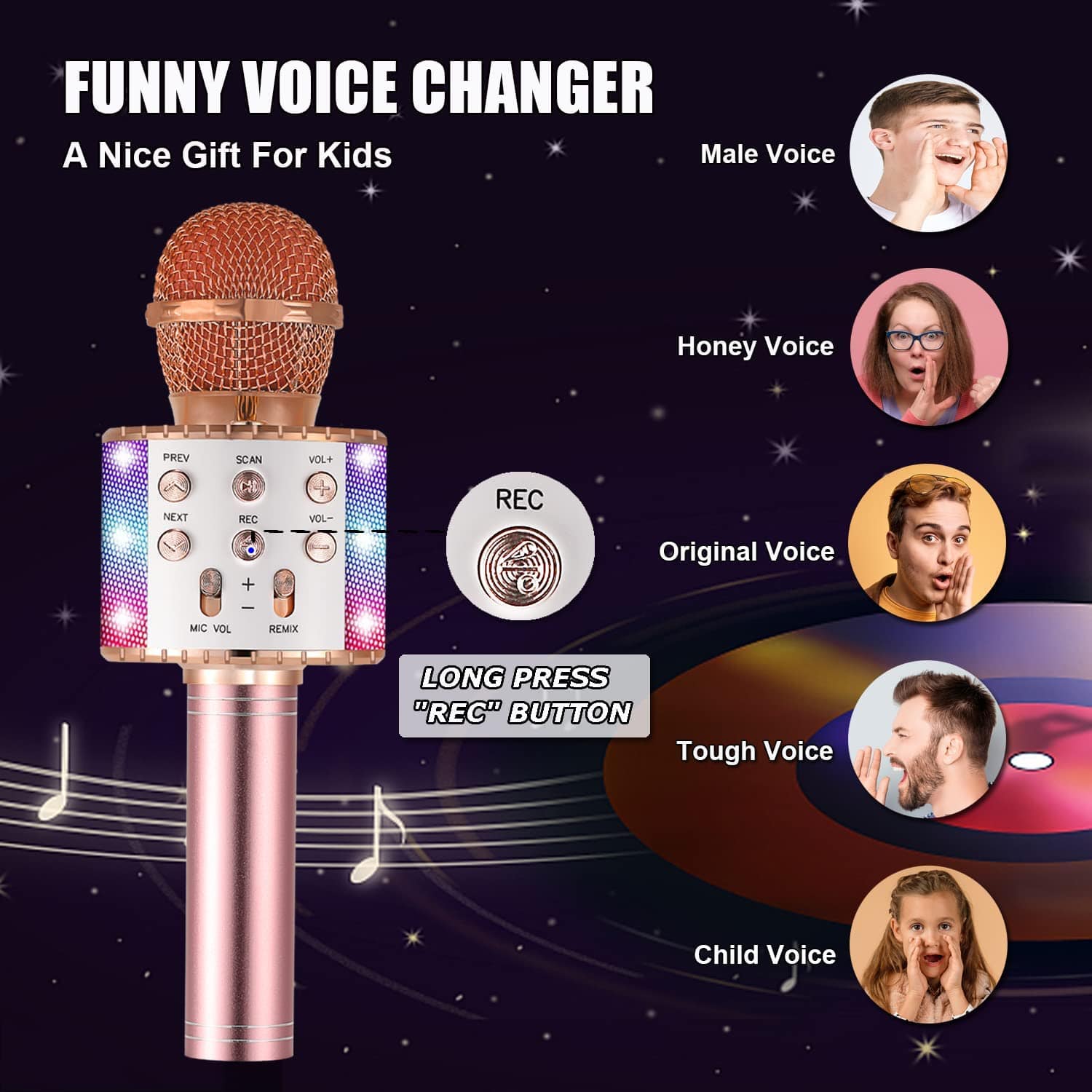 Wireless Handheld Karaoke Microphone