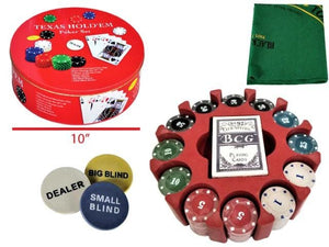 Poker Chips - Texas Hold'Em Poker Set