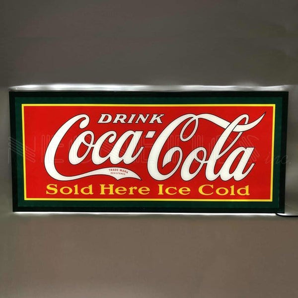 LED Sign - Coca-Cola Sold Here Ice Cold