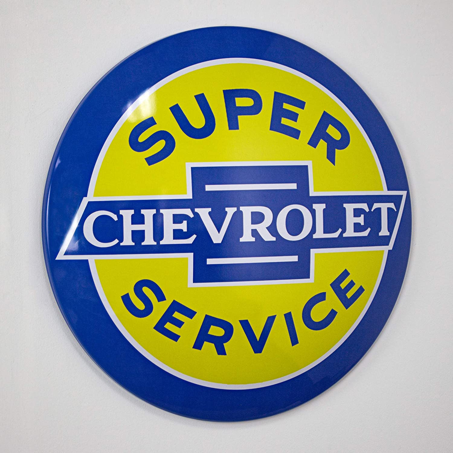Chevrolet Super Service Dome Sign 12