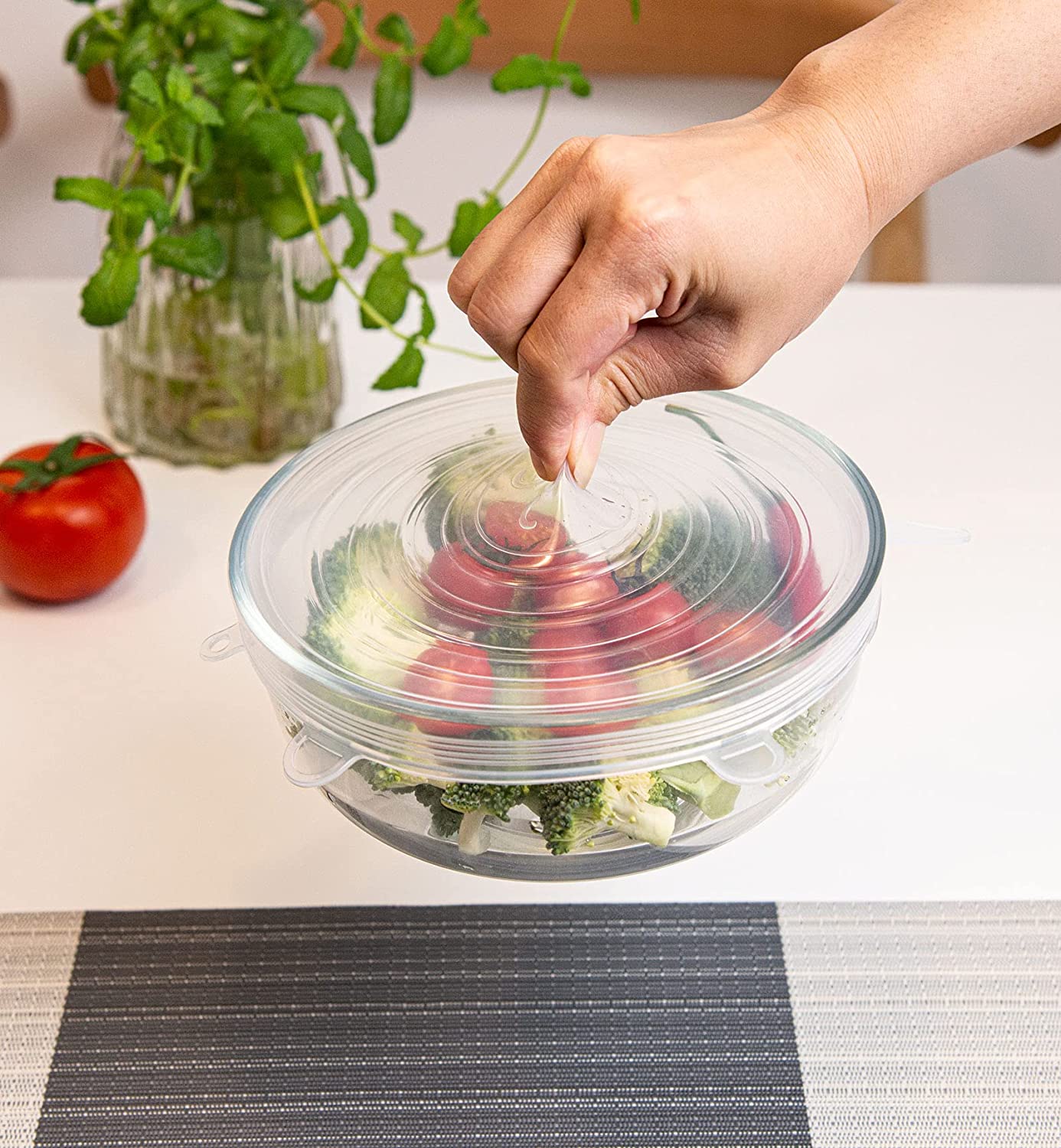 Super Stretchy Silicone Lids - 6 Sets
